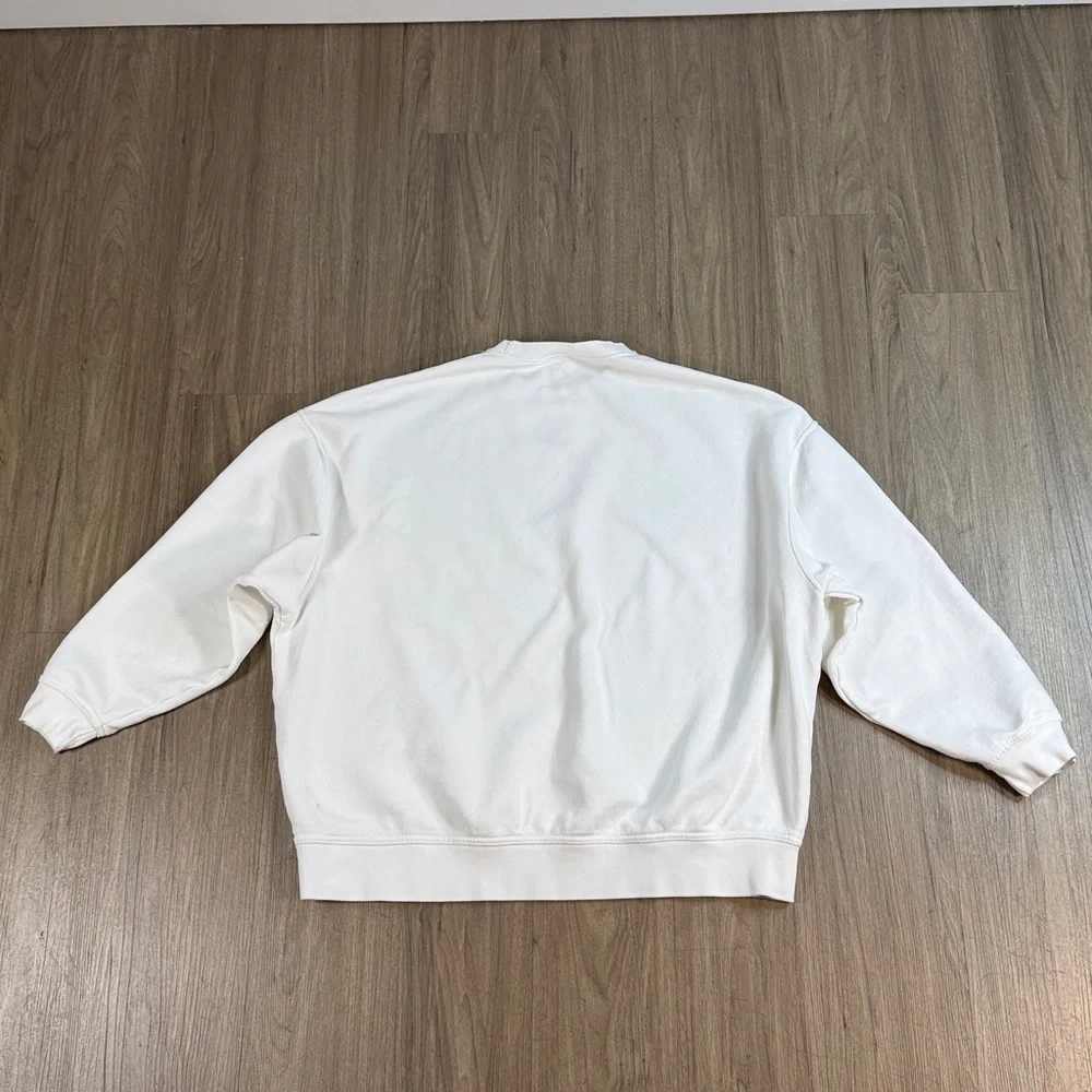 Nike Classic White Crewneck Sweater